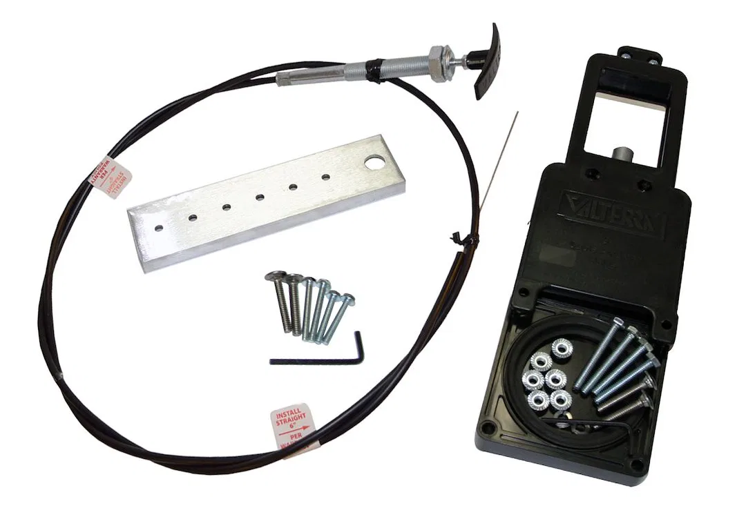 TC372CN – VALTERRA LLC Sewer Waste Valve, Waste Valve For RV Black Water System Cable Actuated Standard Straight Valv...